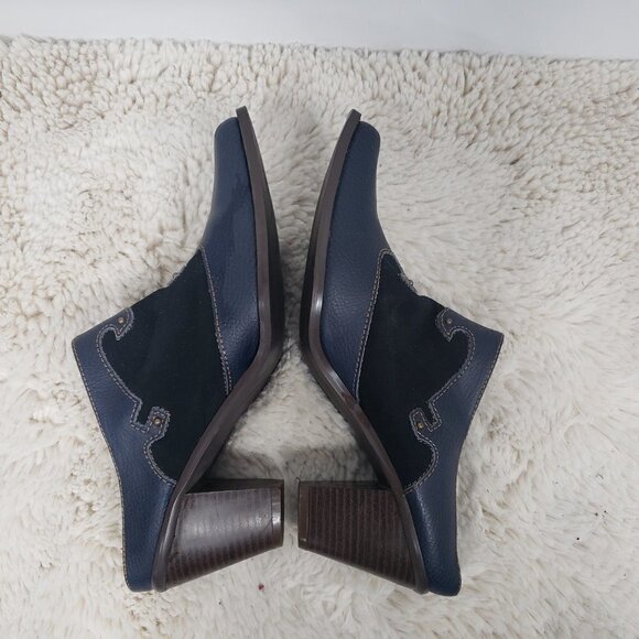 Unbranded Blue Western Heeled Mule 10 - Picture 9 of 11